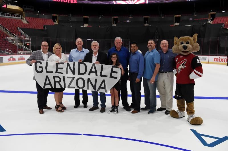Glendale on ice